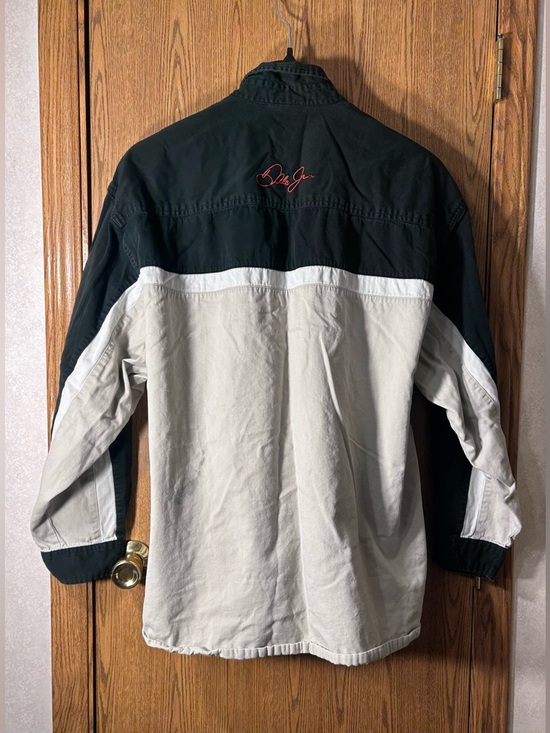 Vtg NASCAR Dale Jr Tri-Tone Button Down Shirt - Picture 6 of 8